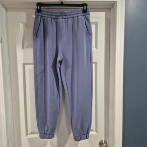 Colorful Koala Womens Size Large Periwinkle Jogger Sweatpants Like Softstreme